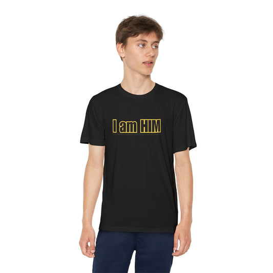 'I am HIM' with Bold Graphic Design