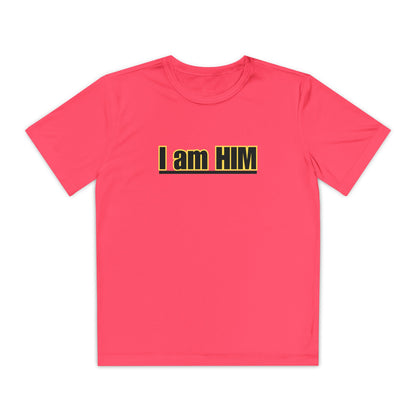 'I am HIM' with Bold Graphic Design