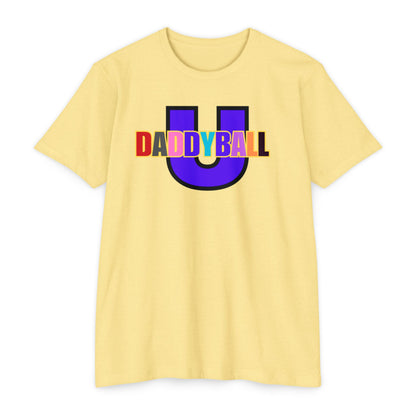 Fun Daddyball Unisex CVC Jersey T-Shirt
