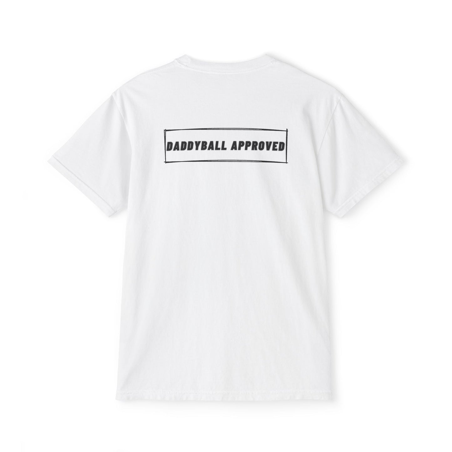 Daddyball Approved Pocket T-Shirt, Casual Wear, Father's Day Gift, Unisex Tee, Sports Apparel, Family Outing Shirt