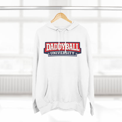 Daddyball University Hoodie — Collegiate Dad Sports Pullover