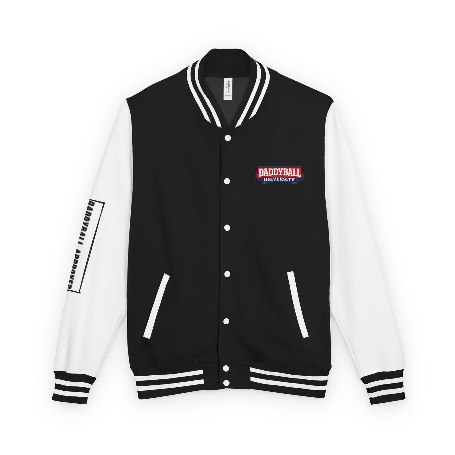 Letterman Jacket — "Daddyball University" Embroidered Varsity Jacket