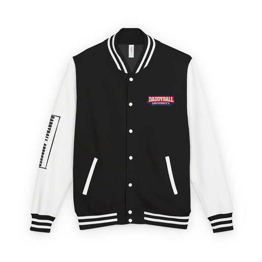 Letterman Jacket — "Daddyball University" Embroidered Varsity Jacket