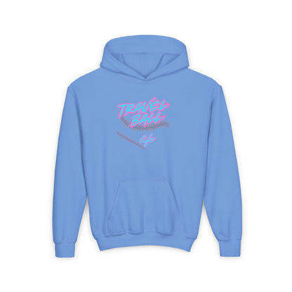 Blue/Pink Travel Ball Life Youth Hoodie