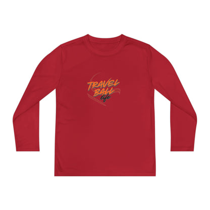 Travel Ball life long sleeve kids tee