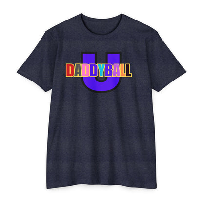 Fun Daddyball Unisex CVC Jersey T-Shirt