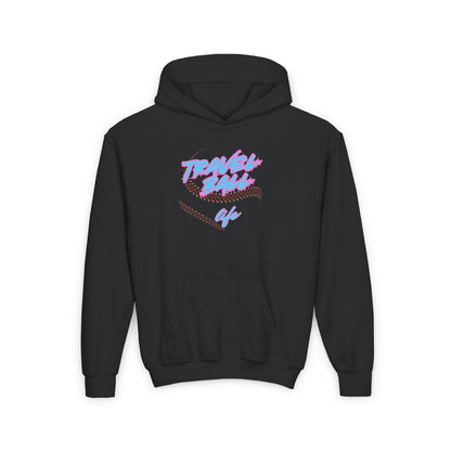Blue/Pink Travel Ball Life Youth Hoodie
