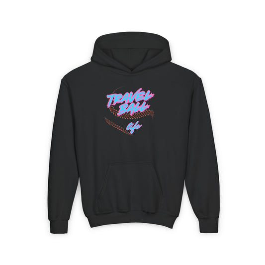 Blue/Pink Travel Ball Life Youth Hoodie