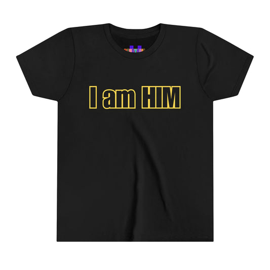 I am HIM Outline Kids tee