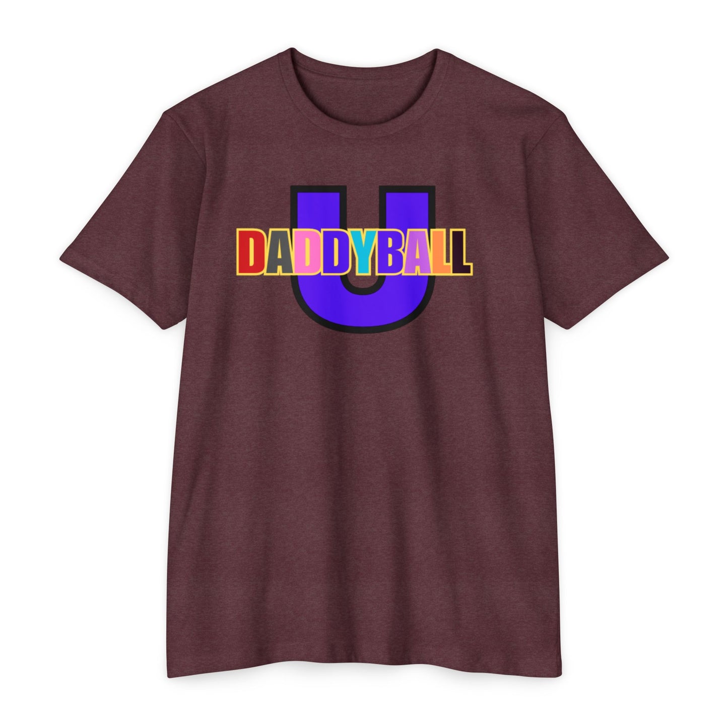 Fun Daddyball Unisex CVC Jersey T-Shirt