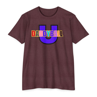Fun Daddyball Unisex CVC Jersey T-Shirt