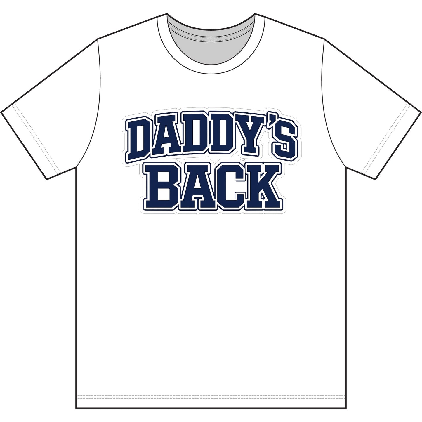 Daddy's Back T-Shirt — 'Daddyball University' Retro Sports Tee