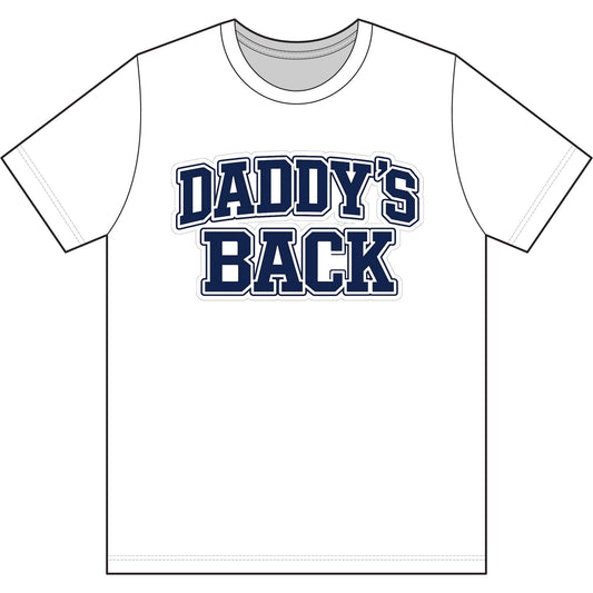 Daddy's Back T-Shirt — 'Daddyball University' Retro Sports Tee