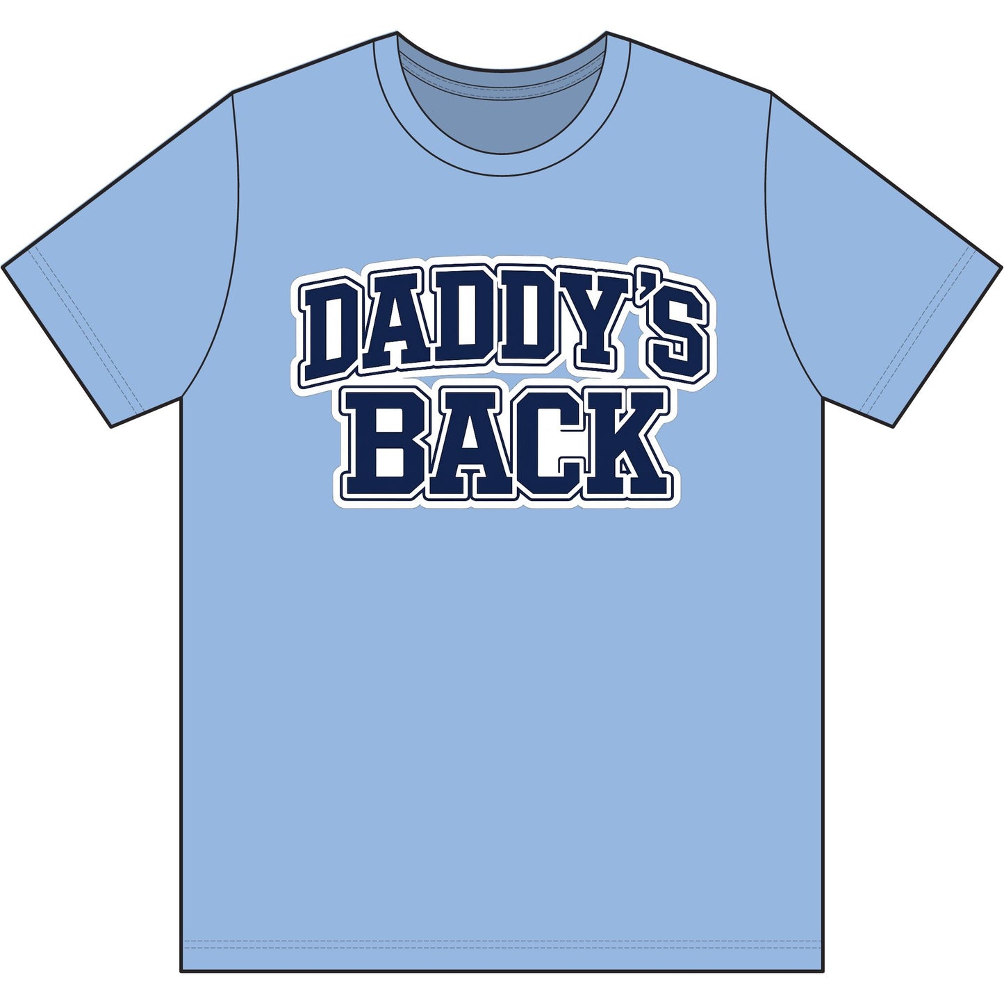 Daddy's Back T-Shirt — 'Daddyball University' Retro Sports Tee