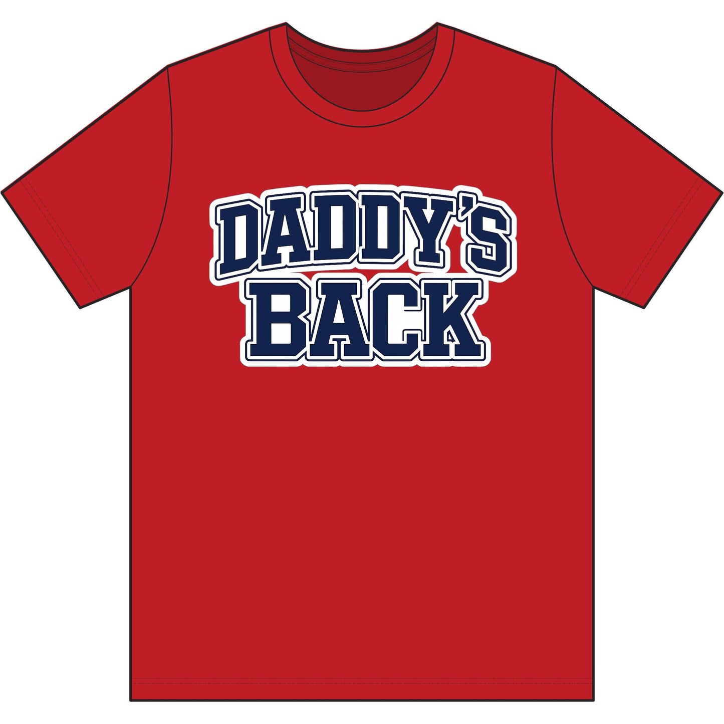 Daddy's Back T-Shirt — 'Daddyball University' Retro Sports Tee