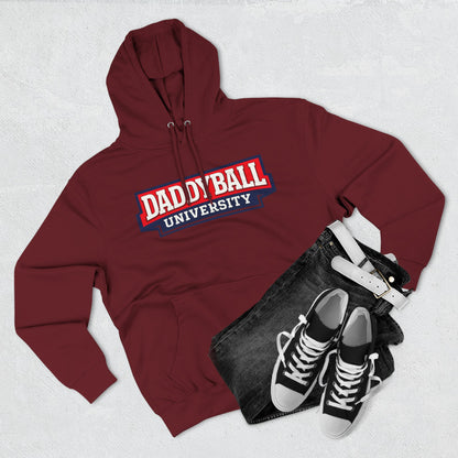 Daddyball University Hoodie — Collegiate Dad Sports Pullover