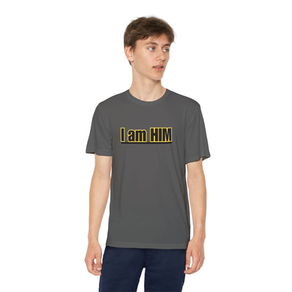 'I am HIM' with Bold Graphic Design