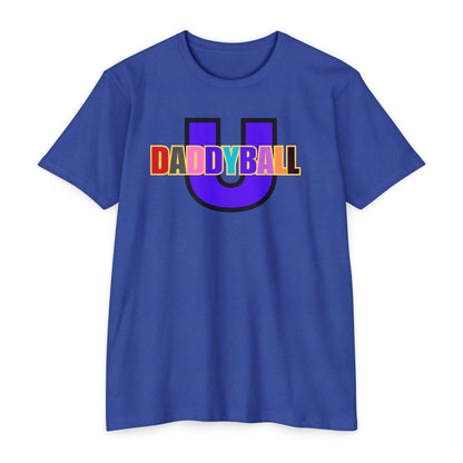 Fun Daddyball Unisex CVC Jersey T-Shirt