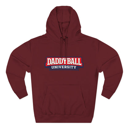 Daddyball University Hoodie — Collegiate Dad Sports Pullover