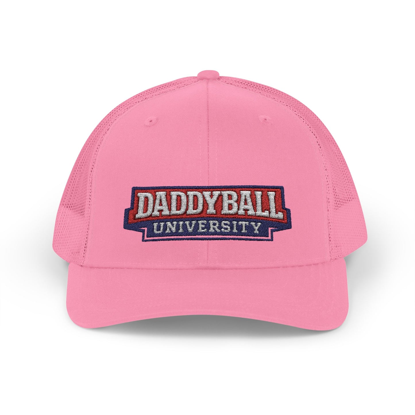 Daddyball University Trucker Cap - Vintage Collegiate Snapback Hat