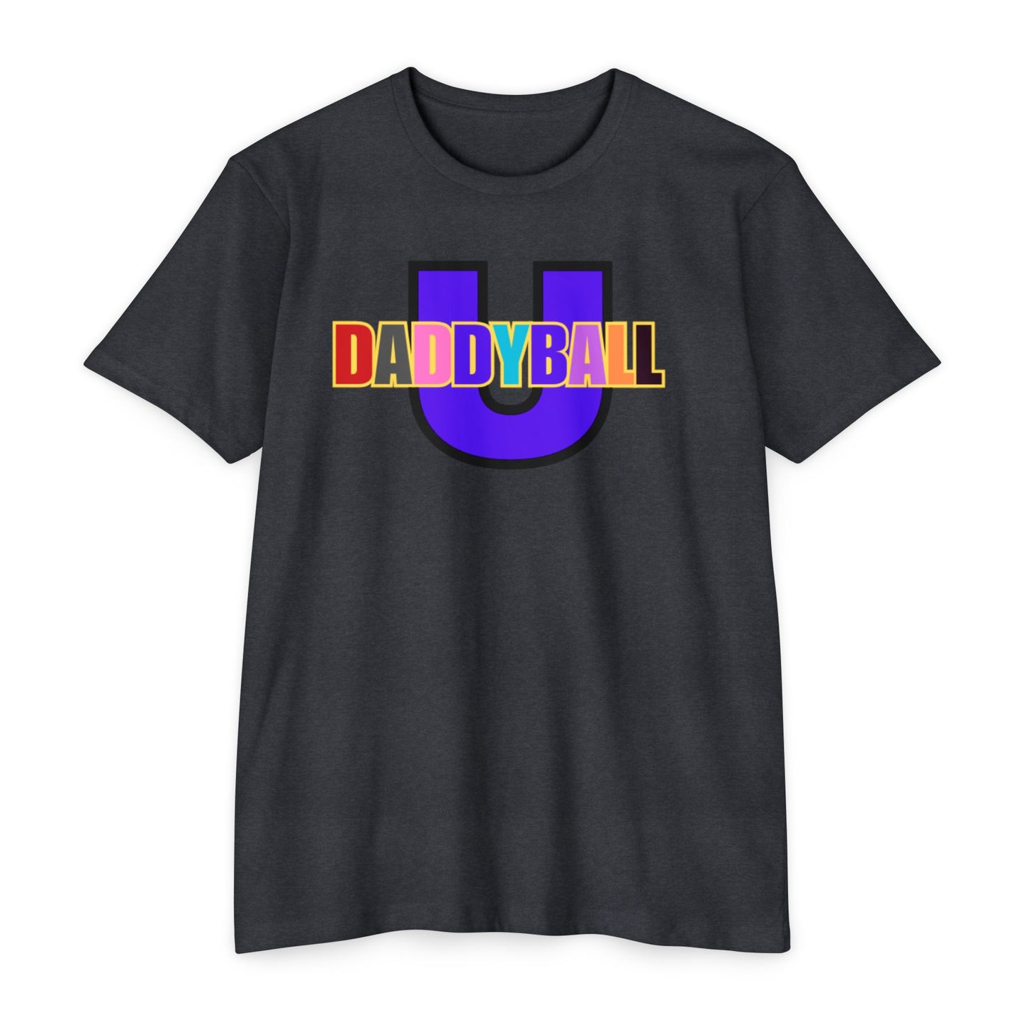 Fun Daddyball Unisex CVC Jersey T-Shirt