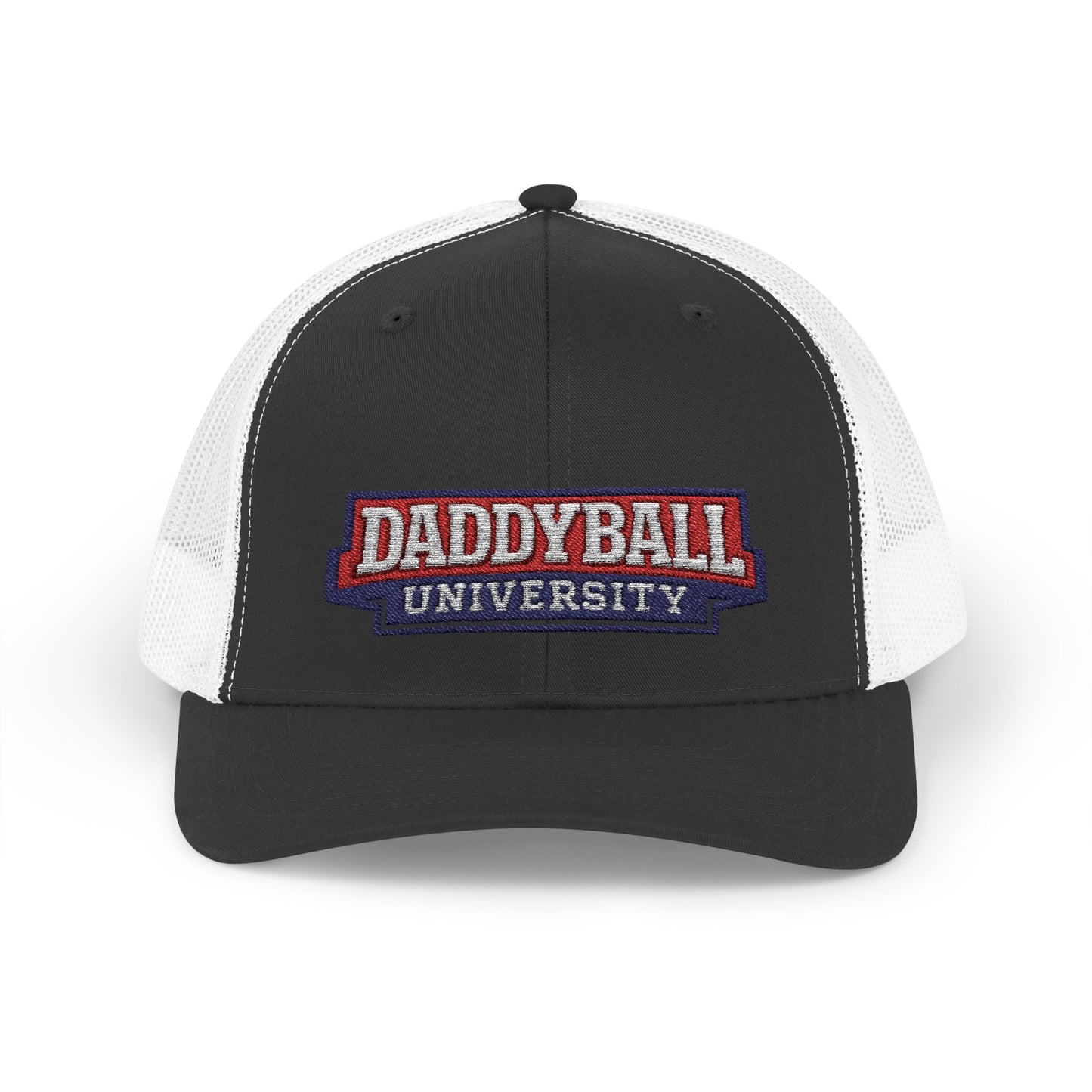 Daddyball University Trucker Cap - Vintage Collegiate Snapback Hat