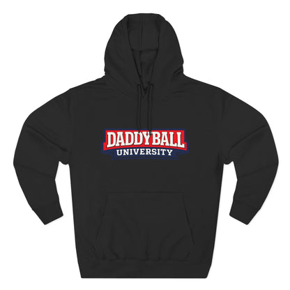 Daddyball University Hoodie — Collegiate Dad Sports Pullover