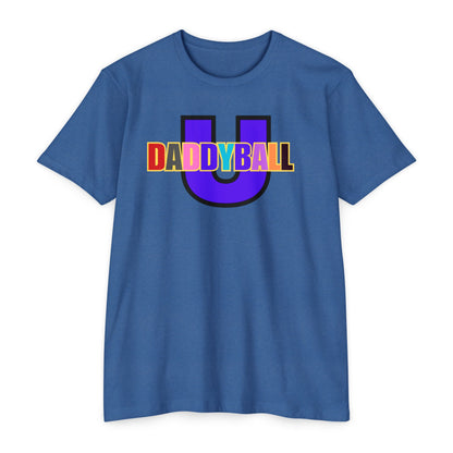 Fun Daddyball Unisex CVC Jersey T-Shirt