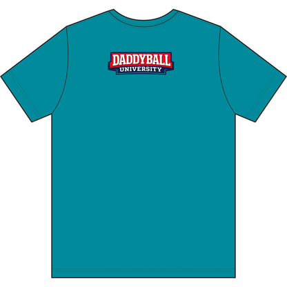Daddy's Back T-Shirt — 'Daddyball University' Retro Sports Tee