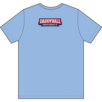Daddy's Back T-Shirt — 'Daddyball University' Retro Sports Tee