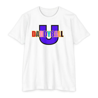 Fun Daddyball Unisex CVC Jersey T-Shirt
